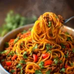 One-Pot Taco Spaghetti First Image