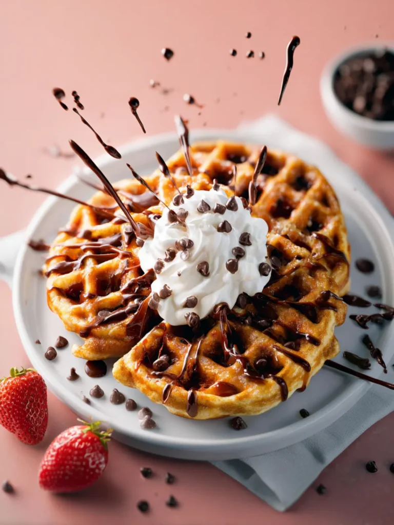 Chocolate Chip Waffles First Image