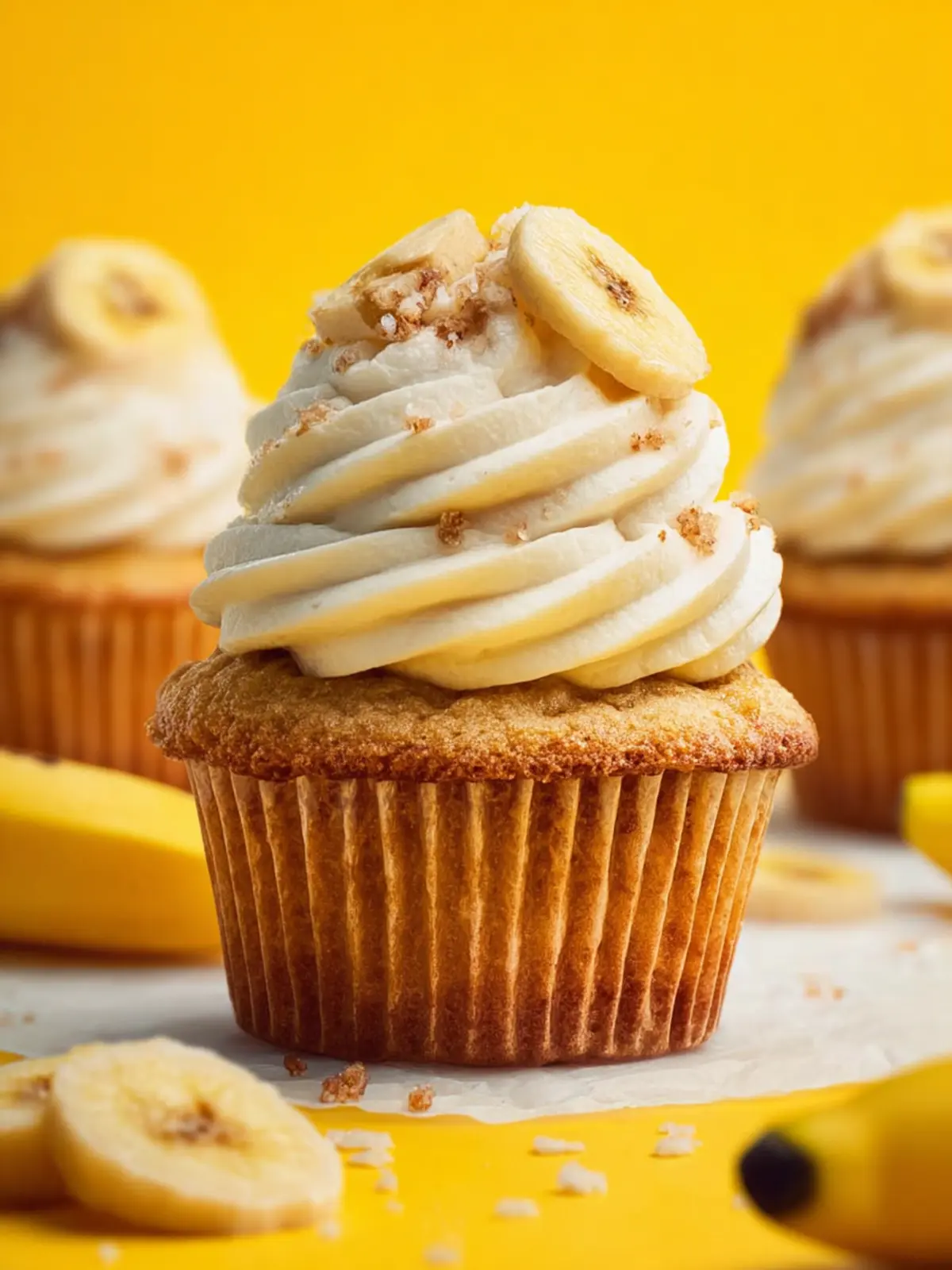5 Ingredient Banana Cupcakes First Image
