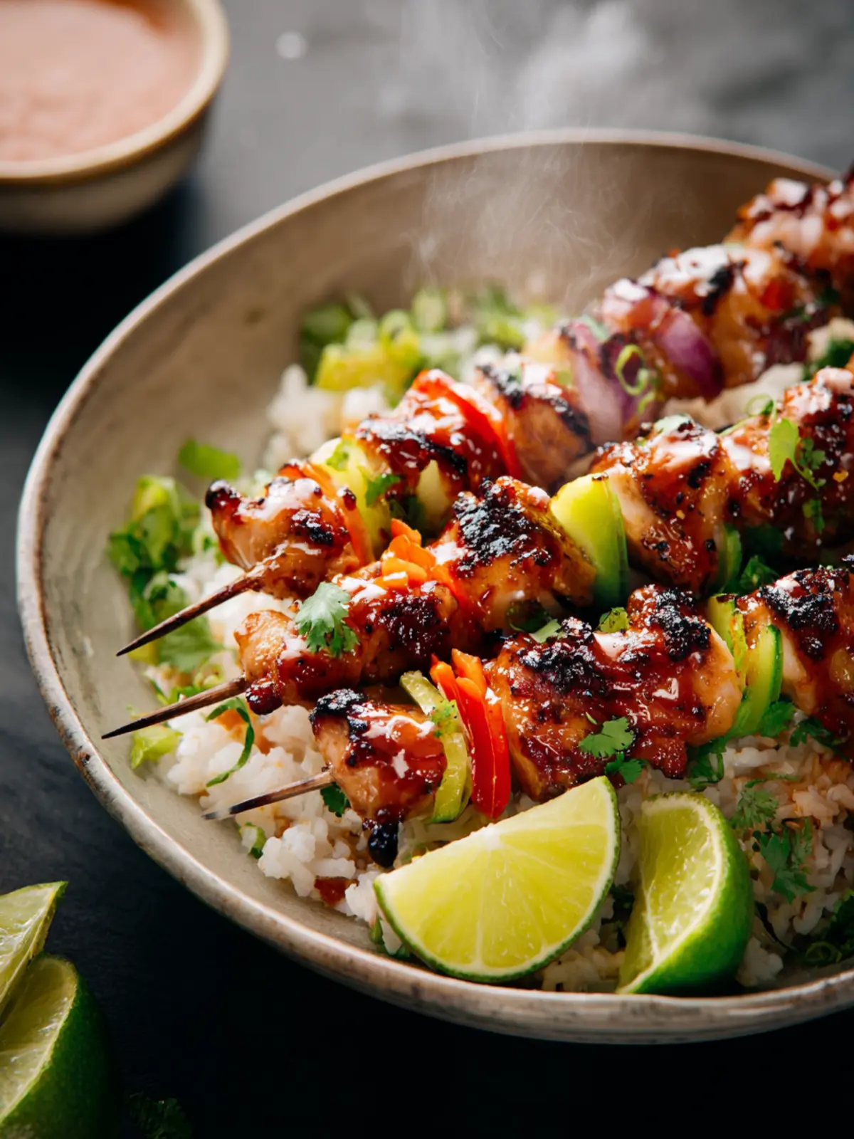 Bang Bang Chicken Skewers First Image