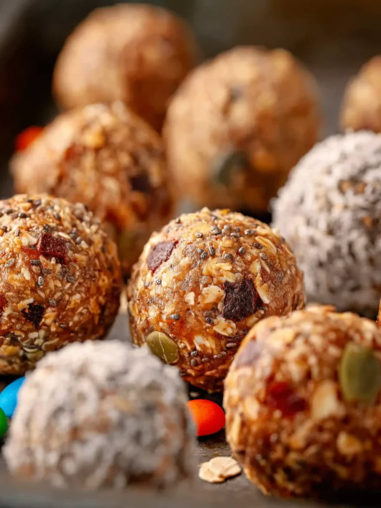 Chia Oatmeal Energy Balls Recipe First Image