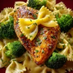 Cowboy Butter Lemon Bowtie Chicken with Broccoli First Image
