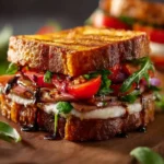 Grilled Balsamic Vinaigrette Sandwich Melt First Image