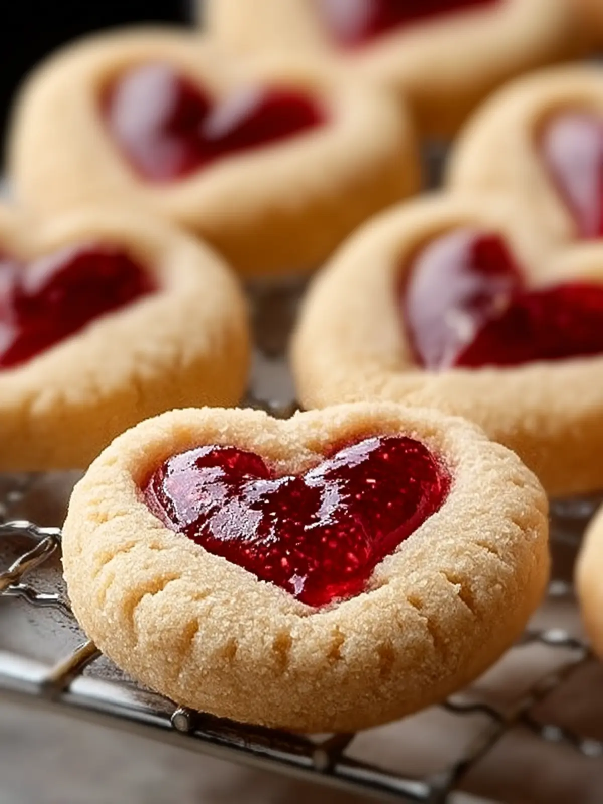 Irresistible Heart Thumbprint Cookies for Every Occasion First Image