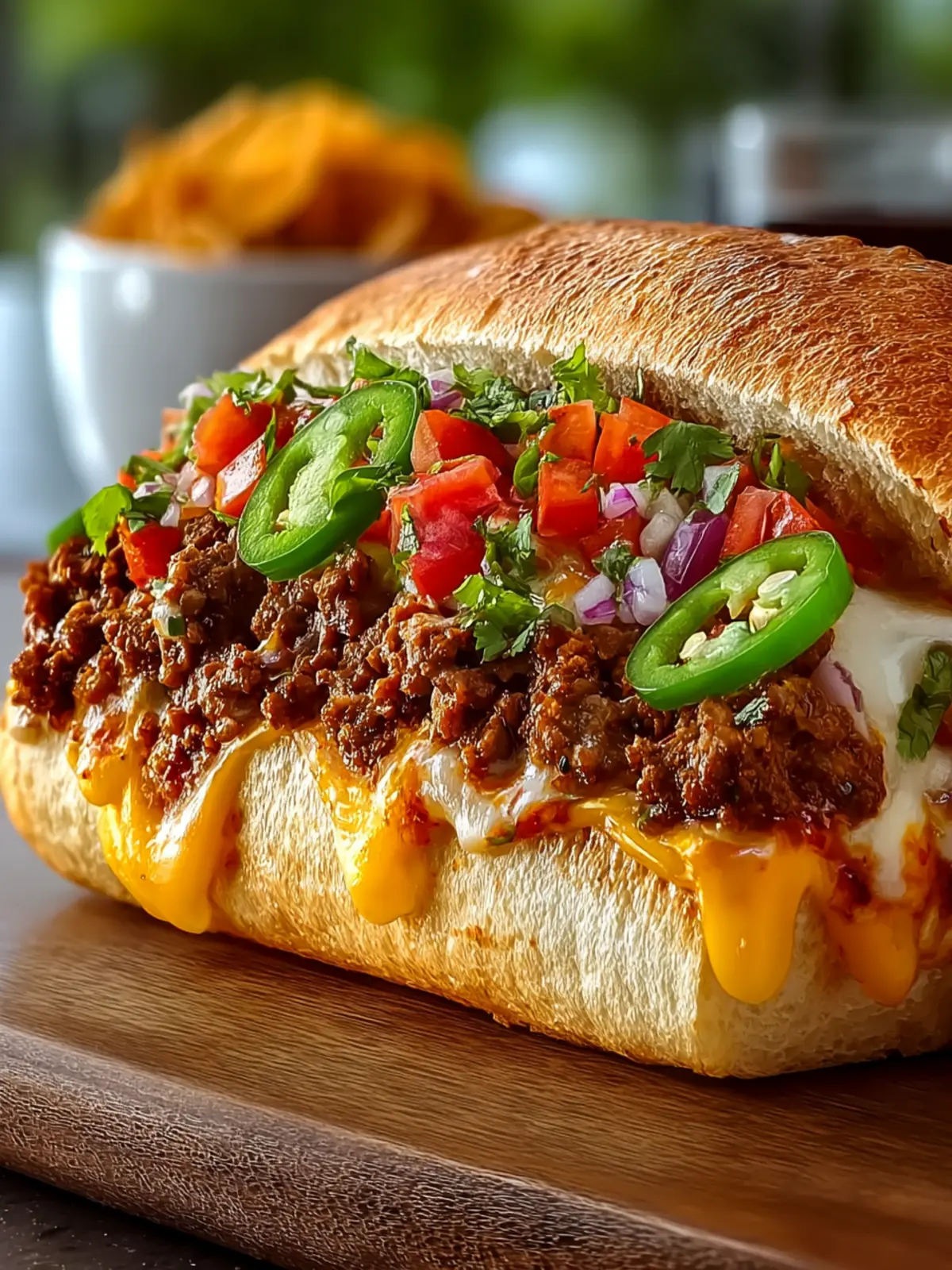 Mexican Chopped Cheese Sandwich First Image