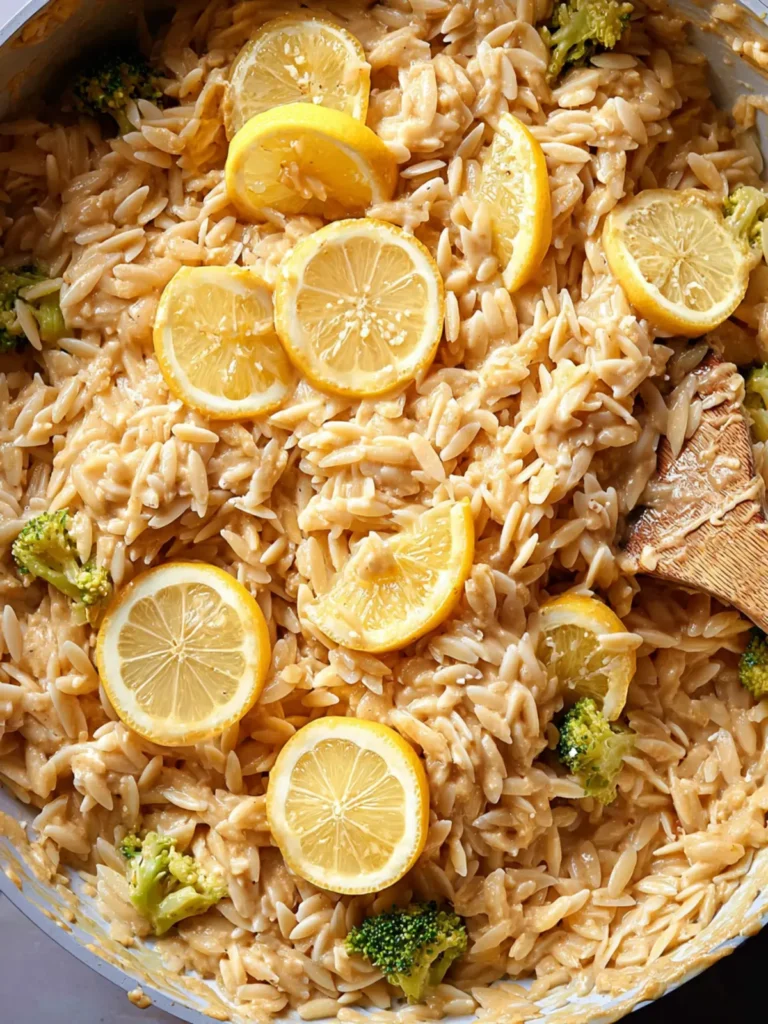 One Pot Lemon Tahini Orzo First Image
