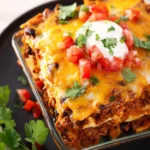 Quick and Easy Ground Beef Enchilada Casserole Recipe First Image