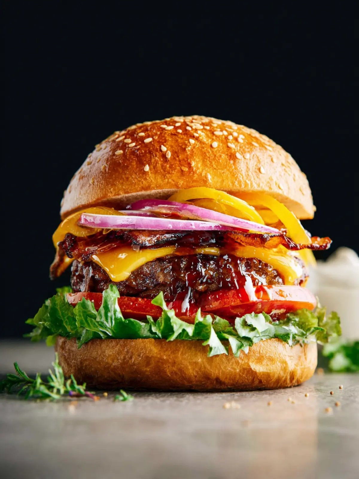 Teriyaki Burger Recipe First Image