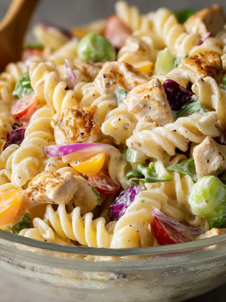 Cashew Chicken Pasta Salad First Image