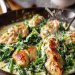 Creamy Chicken Spinach Skillet First Image