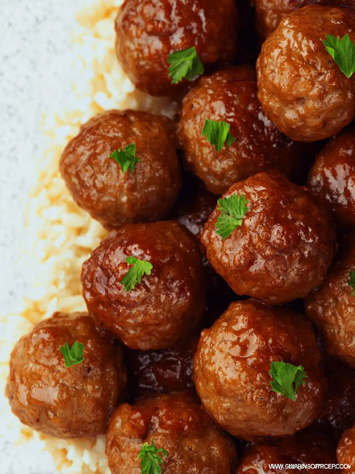 Crockpot Sweet and Sour Meatballs First Image