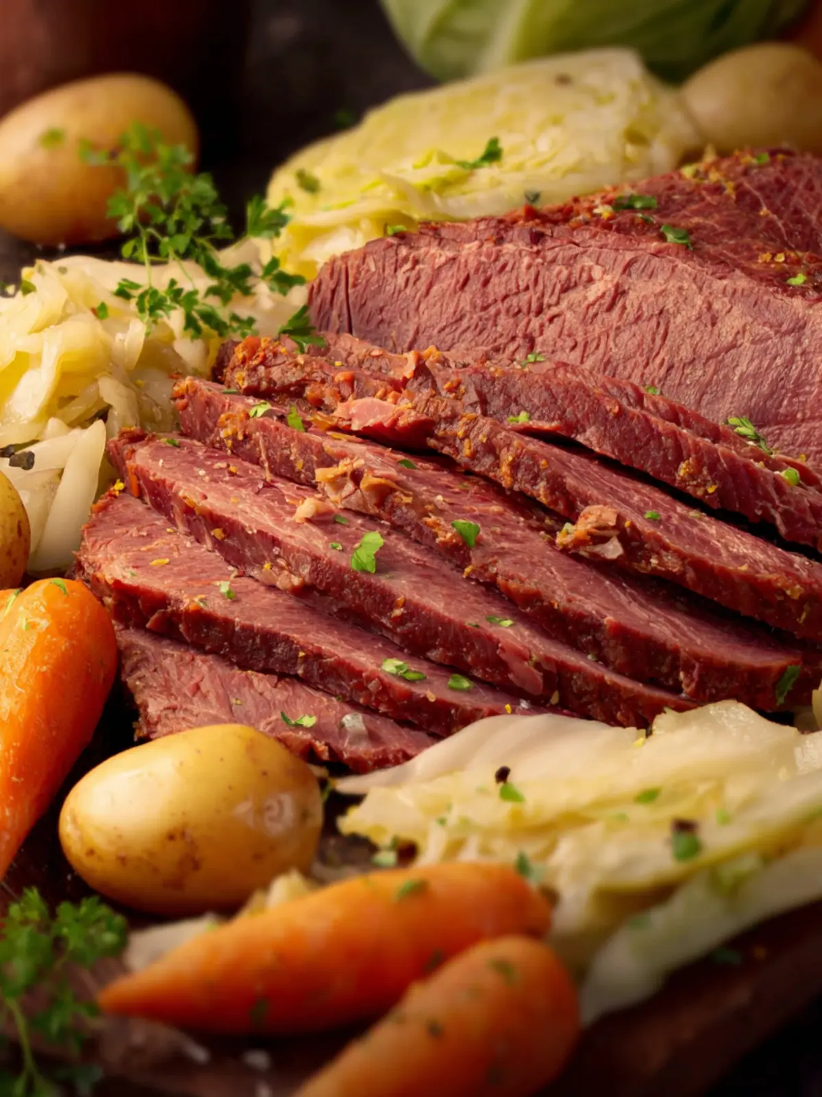 Dutch Oven Corned Beef and Cabbage First Image