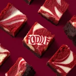 Irresistible Red Velvet Brownie Bites with Creamy Swirl Magic First Image