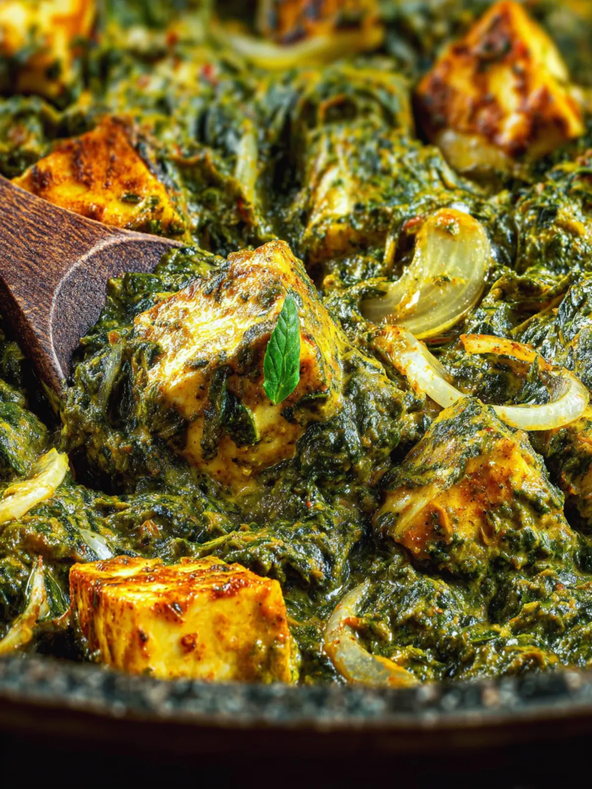 Saag Paneer (Spinach and Cheese Curry) First Image