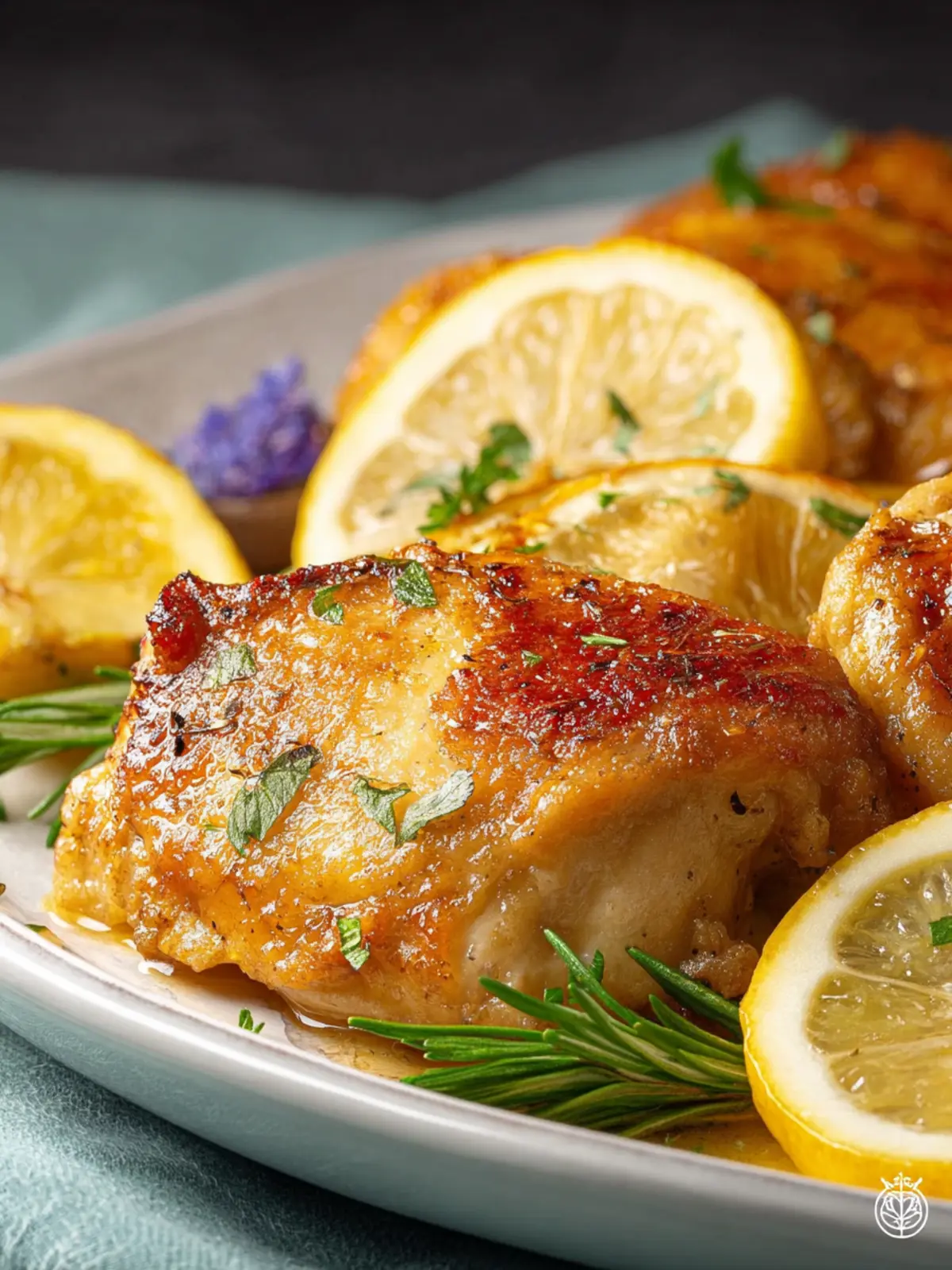 Slow Cooker Italian Lemon Chicken First Image