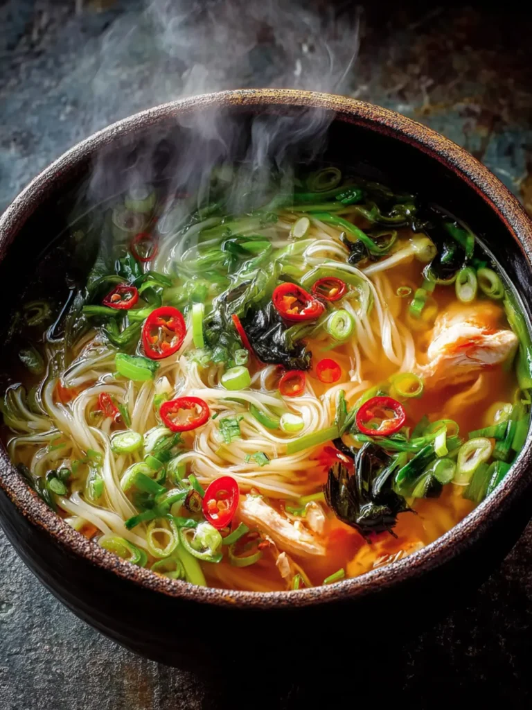 Ginger Garlic Noodle Soup First Image