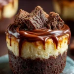 brownie cheesecake cups First Image