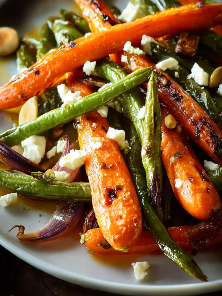 roasted green beans carrots First Image